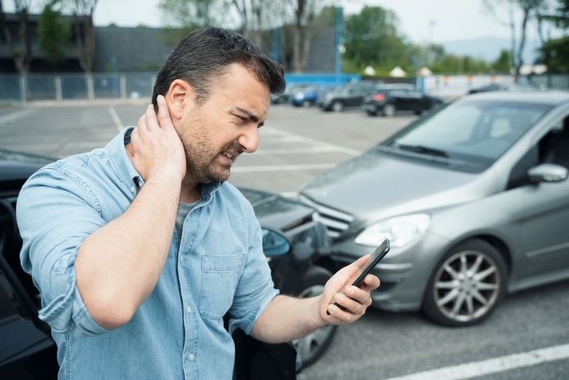 Person With Neck Injury