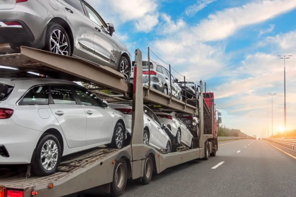 Transporting new and very expensive cars
