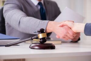 Personal Injury Lawyer Handshake